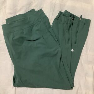 lululemon athletica Womens Forest Green Athletic Pants